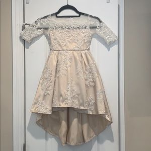 Toddler High-Low Formal Dress Custom flower girl